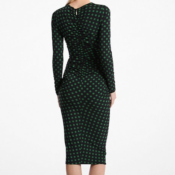 MICHAEL MICHAEL KORS
Polka Dot Stretch Matte Jersey Midi Dress - Picture 2 of 4